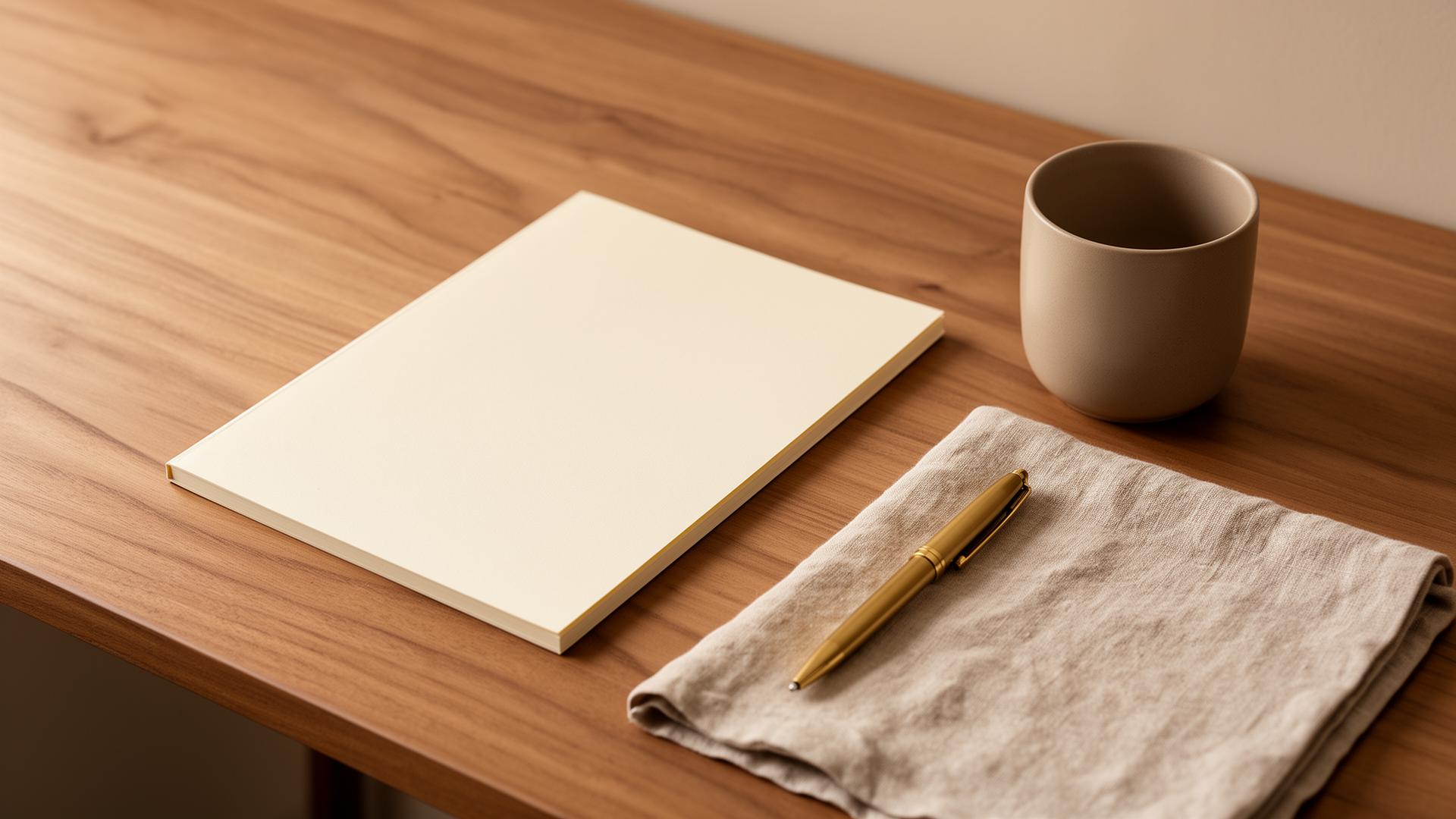 Refined dark studio workspace